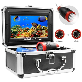 

Erchang 7.0 Inch 15m 1000TVL Fish Finder Underwater Fishing Camera 12pcs White LED+12pcs Infrared LED Underwater Fishing Camera