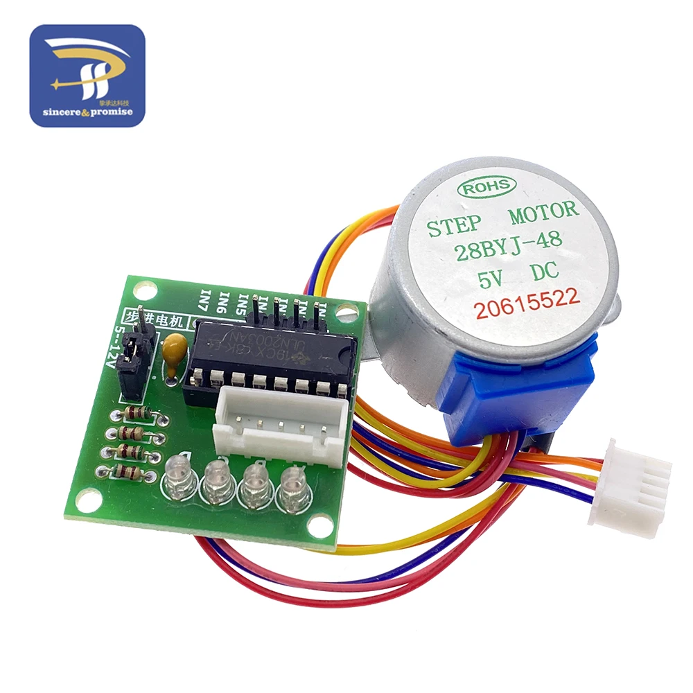 Raspberry Pi kit 1Set 28BYJ 48 5V 4 фазный шаговый двигатель + плата драйвера ULN2003 с