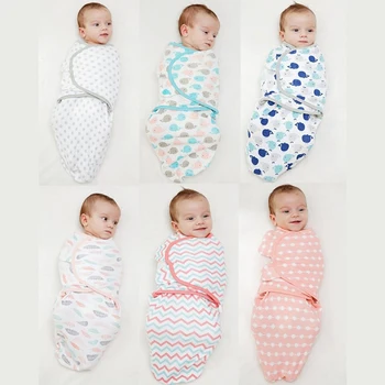 

Newborn Baby Swaddle Wrap Parisarc 100% Cotton Soft Infant Newborn Baby Products Blanket & Swaddling Wrap Blanket Sleepsack