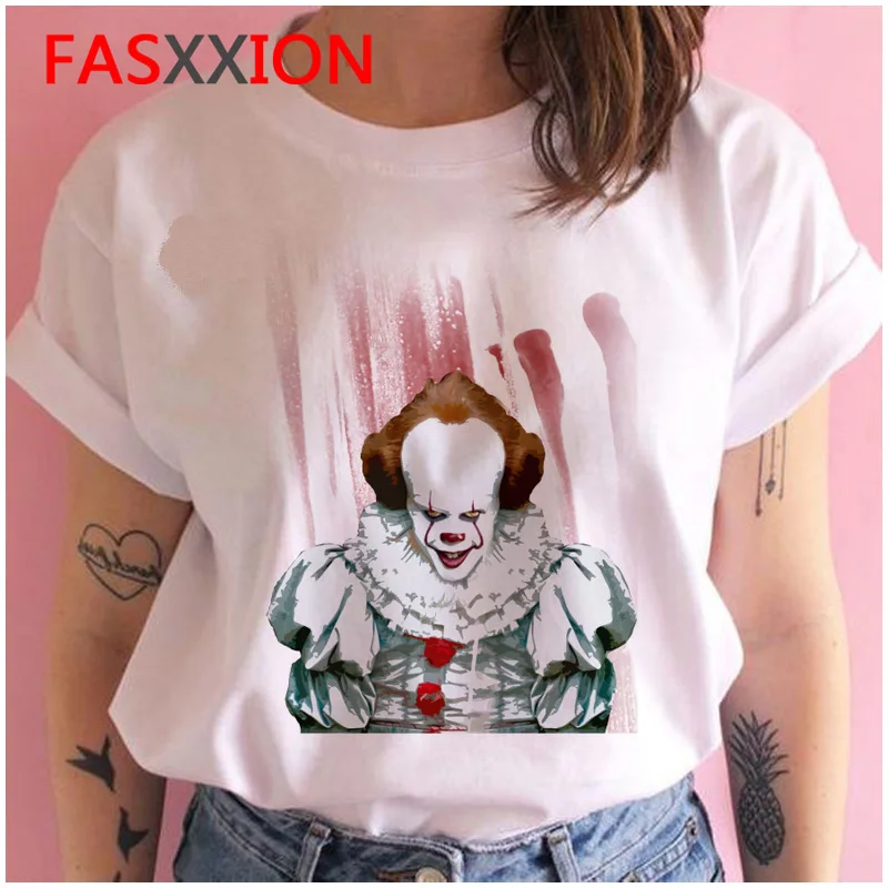 Это фильм футболка женская забавная it Chapter 2 две футболки ужас harajuku ulzzang женский короткий рукав Топ Футболка модная летняя одежда - Цвет: 1339