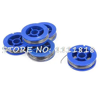 

5 Pieces 0.6mm Diameter Tin Lead Alloy Soldering Core Wire Reel w Spool
