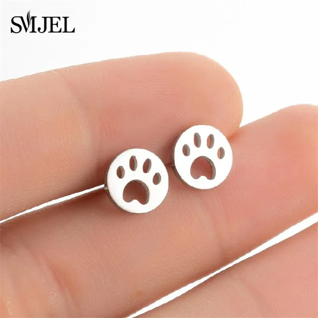 Stainless Steel Mini Stud Earrings Mushroom Cherry Weather Sun Water Droplets Cartilage Ear Piercing Jewelry Skull Face Studs 438