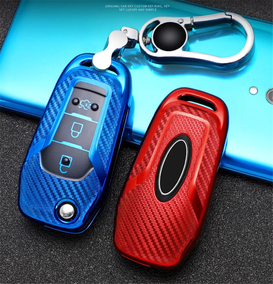 Cover chiave telecomando per Ford Fusion Fiesta Escort Mondeo Everest Ranger 2019 S Max Kuga 2 Focus MK3 - Hcdd5bf9462874e5d8ff069b085b7fbb7G