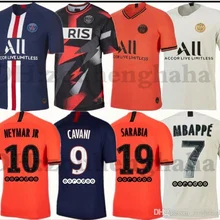 Новинка psg футбольные майки MBAPPE NEYMAR JR CAVANI VERRATTI KIMPEMBE DANI ALVES RABIOT DI MARIA 19/20 psg футбольная рубашка
