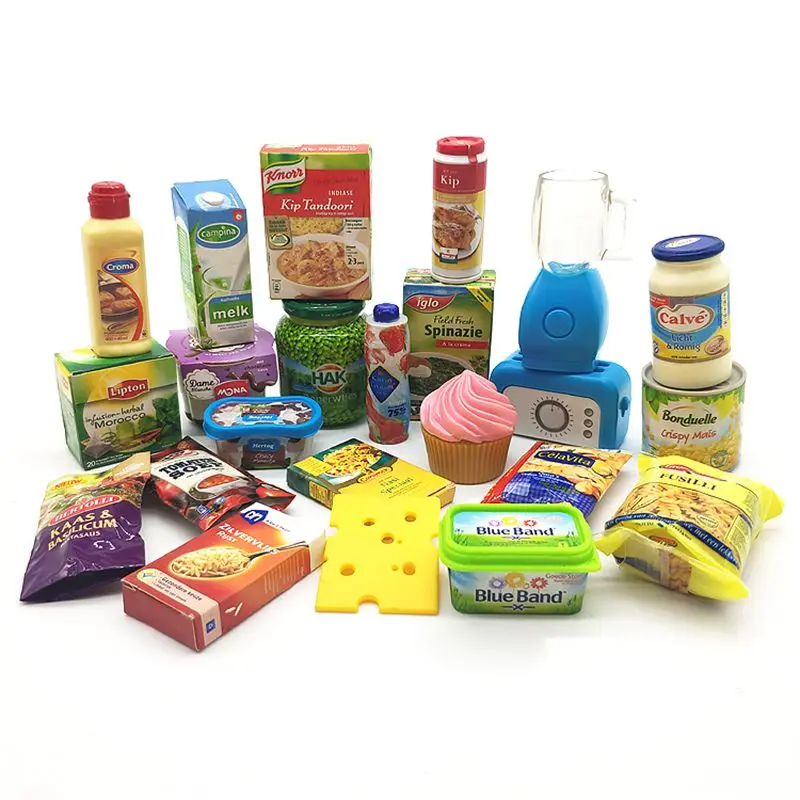 1PCS Dollhouse Miniature Supermarket Food 1/6 Scale Dollhouse Daily Necessities for blyth barbies BJD Play Kitchen Decor Toys 2