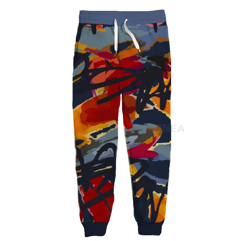 golf pants New Fashion Holiday Graphic Spring Autumn Winter Hip Hop Casual Brand 3D Print Trend Abstraction Pants Polyester v12 gray sweatpants