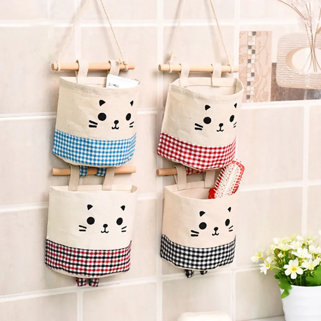 2021 New Wall Door Cupboard Hanging Organizer Storage Bag Mount / Over The Magazine Pockets | Дом и сад