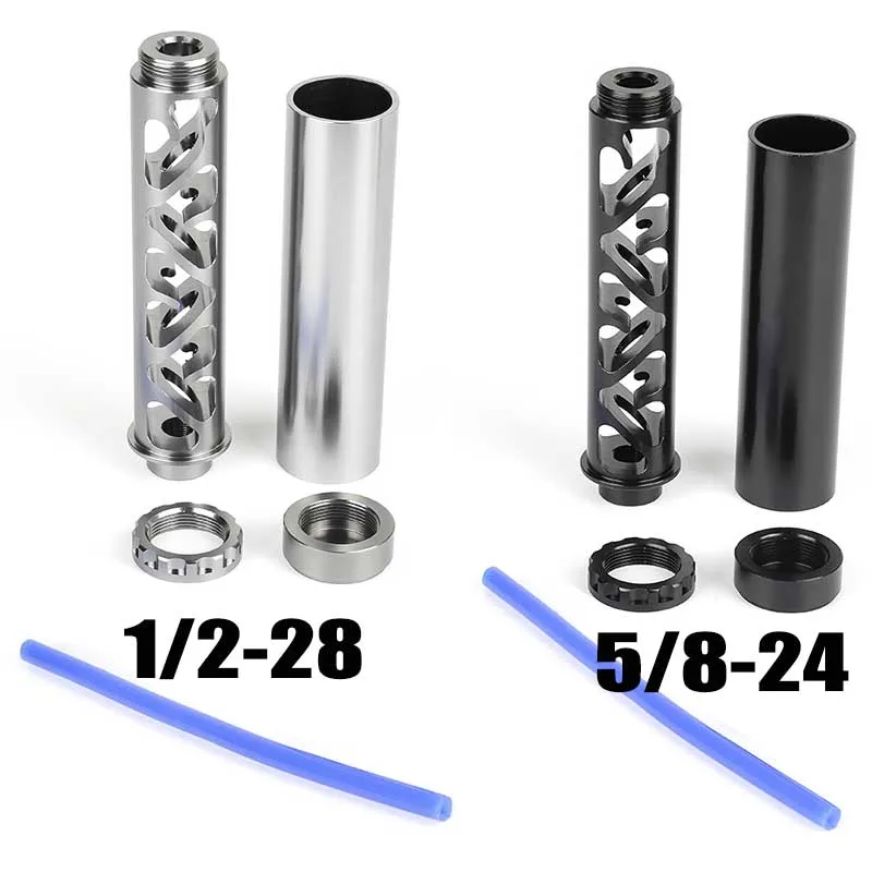 New 1/2-28 5/8-24 6inch-Small 10inch Single Core Aluminum Fuel Filter Solvent Trap for NAPA 4003 WIX 24003 223 308