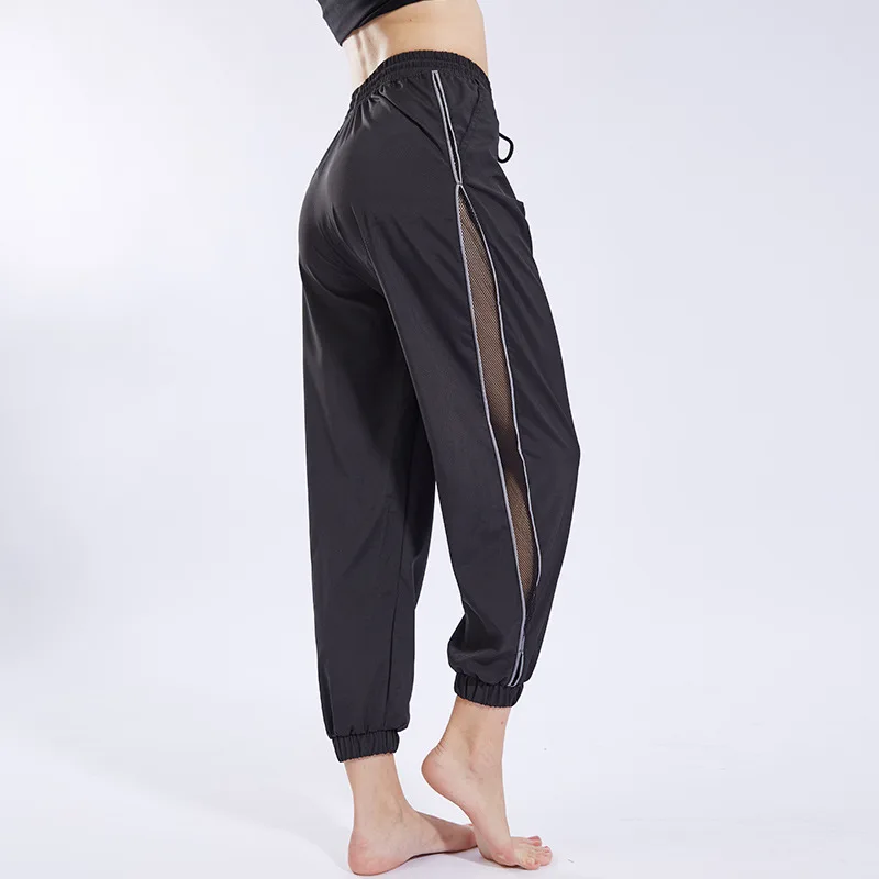 

HENGFURUI 2019 new sports pants women loose breathable leisure slimming lady fitness running convergent toe long pants