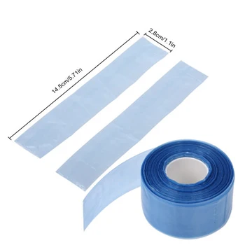 

200pcs/roll Blue Disposable Salon Hair Dyeing Coloring Protector Covers For Glasses Legs Glasses Leg Sets DIY Hair Styling Tool