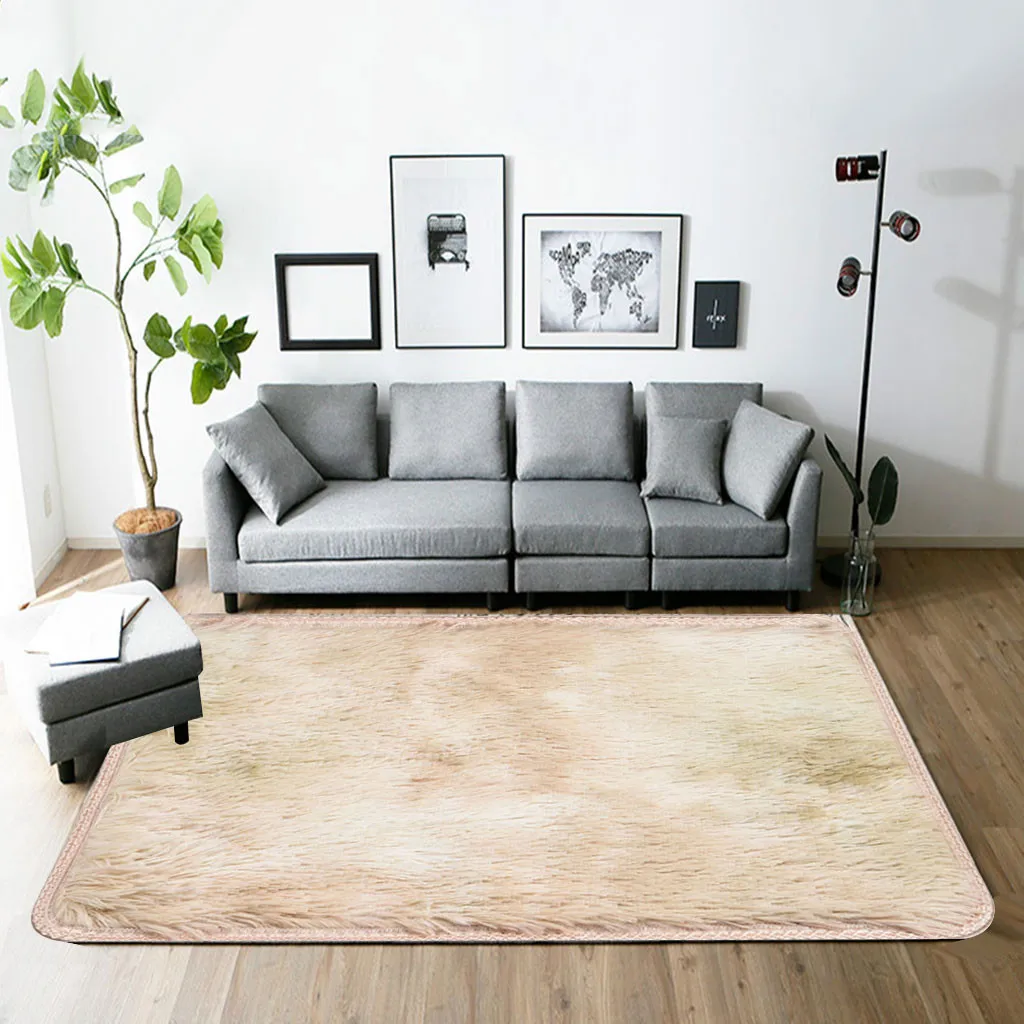 Европейский модный ковер для спальни, прикроватный коврик, моющийся, индивидуальное одеяло, пестрый галстук-краситель, градиент, для гостиной, F1031