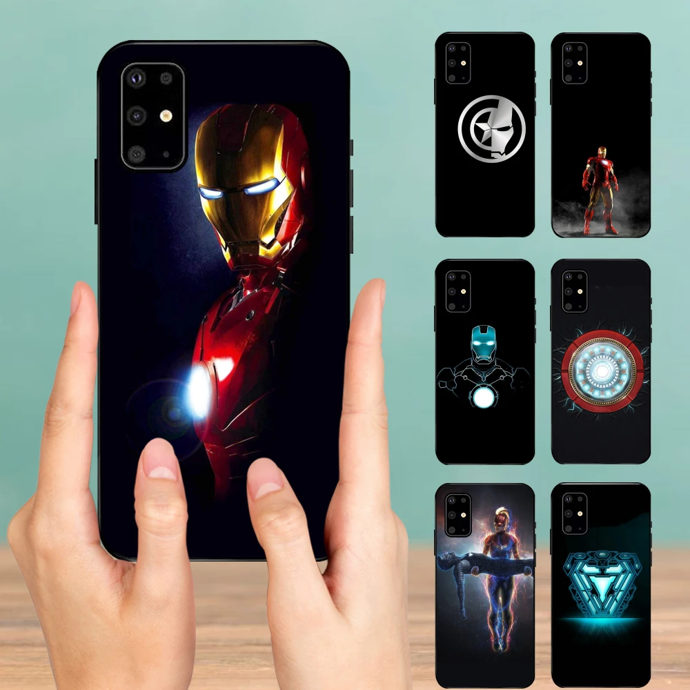 Чехол для Galaxy S21 Ultra из ТПУ Samsung PLUS ULTRA S20 S10 S9 S8 Marvel Железный человек | Мобильные