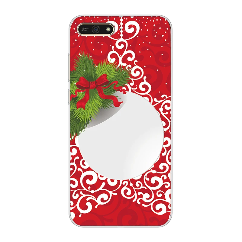 Крышка звонка ciciber с Рождеством для huawei Y9 Y7 Y6 Y5 Y3 Prime Pro, чехлы для телефонов Capinha Coque из мягкого ТПУ