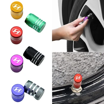 

Car Wheel Tire Air Valve Core Caps Auto Accessories Gadget for Hyundais Santa Fe Sonata Solaris Azera Creta I30 Ix25 Tucson IX35