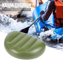 Portable PVC Kayak Inflatable Seat Cushion Long Service Life Work Exquisite Drifting Canoe Mat Outdoor Tool 470x310x90mm