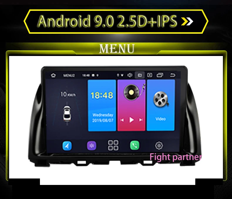 4 ядра 2.5D + ips android 9 0 автомобильный dvd плеер для Mazda CX 5 CX5 2013 2014 2015 2016 Автомобильный gps