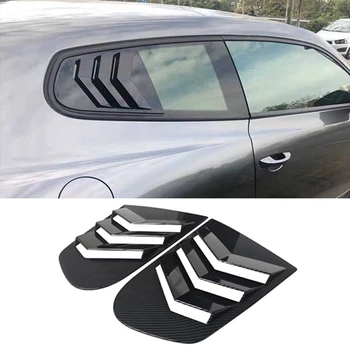 

Car Side Window Louvers Cover Quarter Louver Cover Vents Rear Side Window for Scirocco 2013-2018