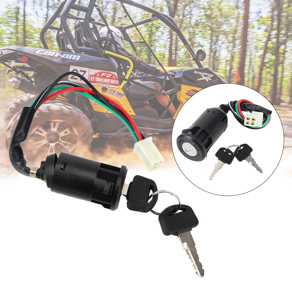 50cc-250cc ATV For Suzuki For Honda Motorcycle With Wire Start Switch Door Locks Ignition Switch Key motorcycle ignition switch,electric door lock,motorcycle switch,motorcycle key,scooter lock set