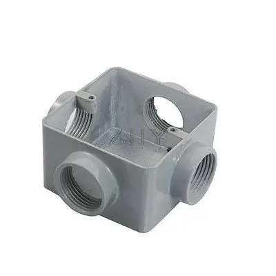 

G1" Household Metal Four Hole Flush Mount Circuit Junction Box