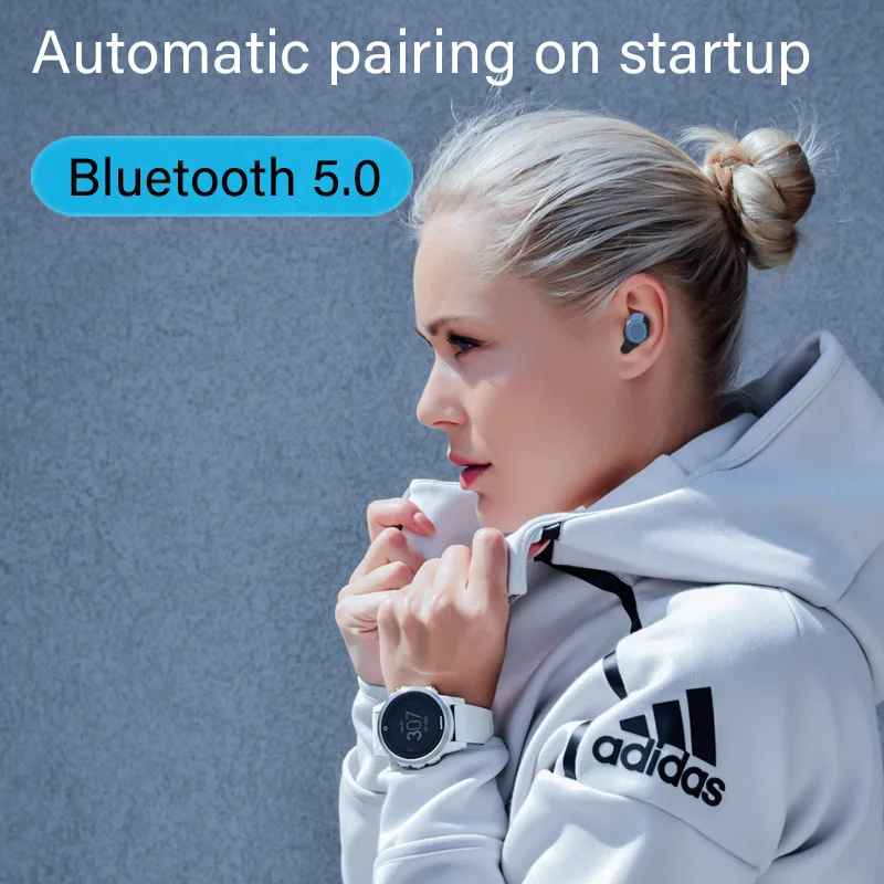 G06 TWS True беспроводной Bluetooth 5,0 наушники мощный светодиодный дисплей гарнитуры с микрофоном 4000 мАч зарядный чехол водонепроницаемые наушники