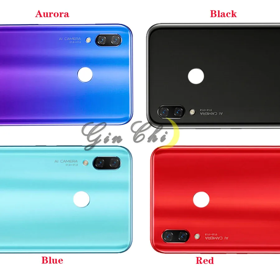Huawei nova 3 Крышка батарейного отсека с камерой lensHousing задняя крышка для huawei nova 3 заменена huawei nova 3 Стеклянная Крышка батарейного отсека Дверь смартфон задняя крышка