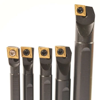 

5Pcs Lathe Turning Tool Holder Boring Bar + 5Pcs Carbide Insert + 5Pcs Wrench
