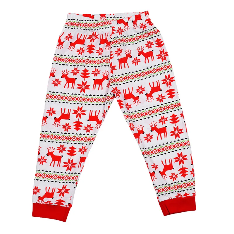 НОВАЯ РОЖДЕСТВЕНСКАЯ Пижама для малышей, осенне-зимний Рождественский комплект одежды для детей с мультяшным принтом, одежда для сна с длинными рукавами для мальчиков и девочек