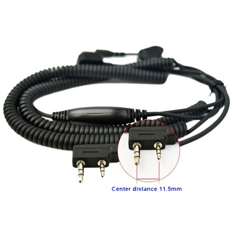 V3/V6/V8 M1/M6 Bluetooth гарнитура Соединительный кабель для Kenwood Baofeng UV 5RE двухстороннее