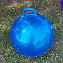 

Durable Handle Yoga Ball Anti-burst Easy to Clean Anti-burst Inflatable PVC Hopper Ball Handle Bouncy Ball Bouncy Ball