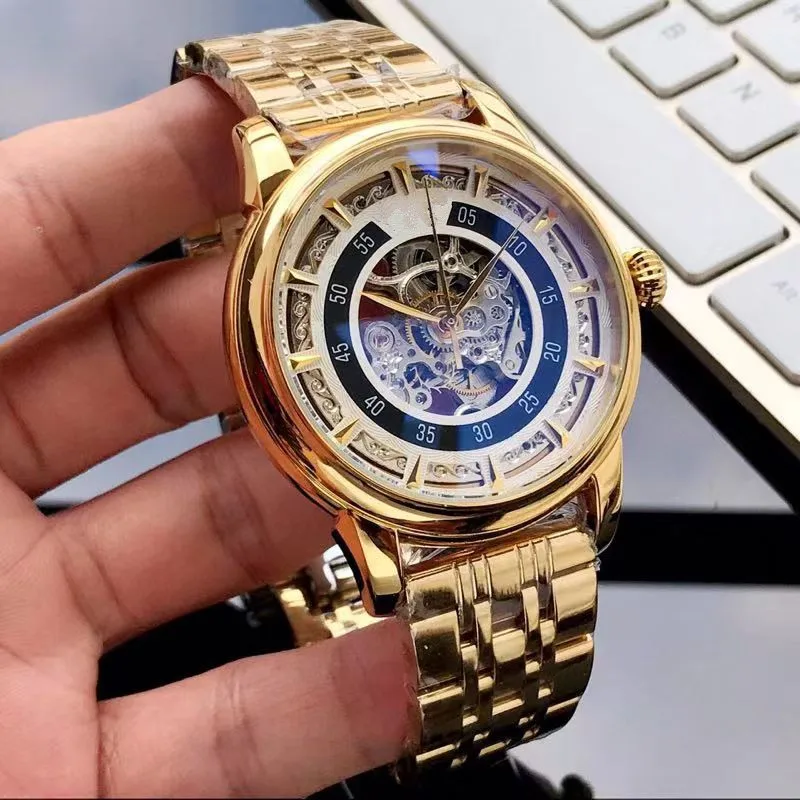 A10125 Mens Watches Top Brand Runway Luxury European Design Automatic Mechanical Watch