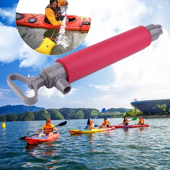 

Kayak Hand Pump Floating Manual Bilge Water Pump Kayak Canoe Accessories For Rapid Discharge Of Stagnant Water In Kayak Cockpit