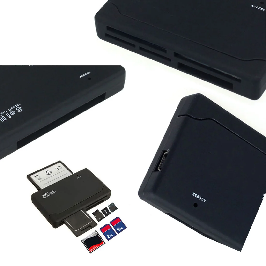 Все в одном кард ридер Мини памяти с датой lineft MS M2 XD CF Micro SD кардер USB 2 0 480 Мбит/с