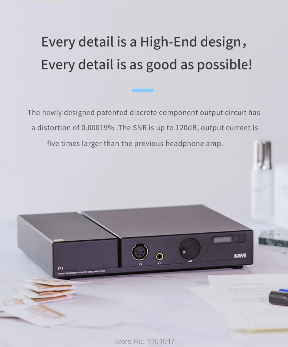 SMSL P1 усилитель для наушников Hi-end Настольный полностью сбалансированный HIFI усилитель для наушников RCA/XLR вход 6,35 мм/сбалансированный выход с пультом дистанционного управления