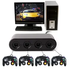 3 в 1 GC для wii U PC переключатель Gamecube контроллер адаптер конвертер PC USB для nintendo