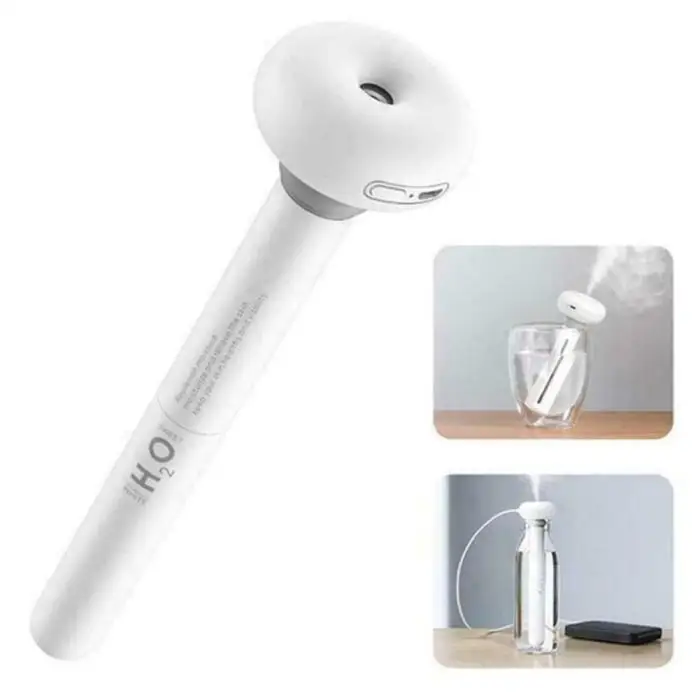 New Portable Smart Donut Humidifier Spray USB Charging for Travel Office Home NE