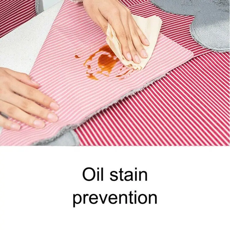 Unisex Apron With Pockets Chef Kitchen Cooking Womens Mens Cotton Oil-Proof Waterproof Wipeable Plaid Stripes Aprons for woman