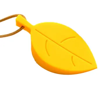 

Creative Leaf Shaped Silicone Door Protect Stopper Wedge Finger Protector Flexible Door Window Stopper with Lanyard