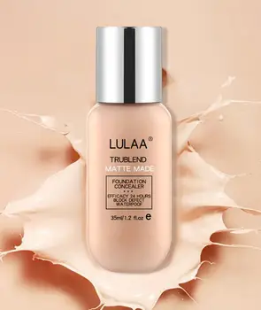 

35ml Concealer Matte Face Makeup Oil Control Concealer Natural Face Foundation Long Wear Liquid Foundation Cream Face Cosmetics