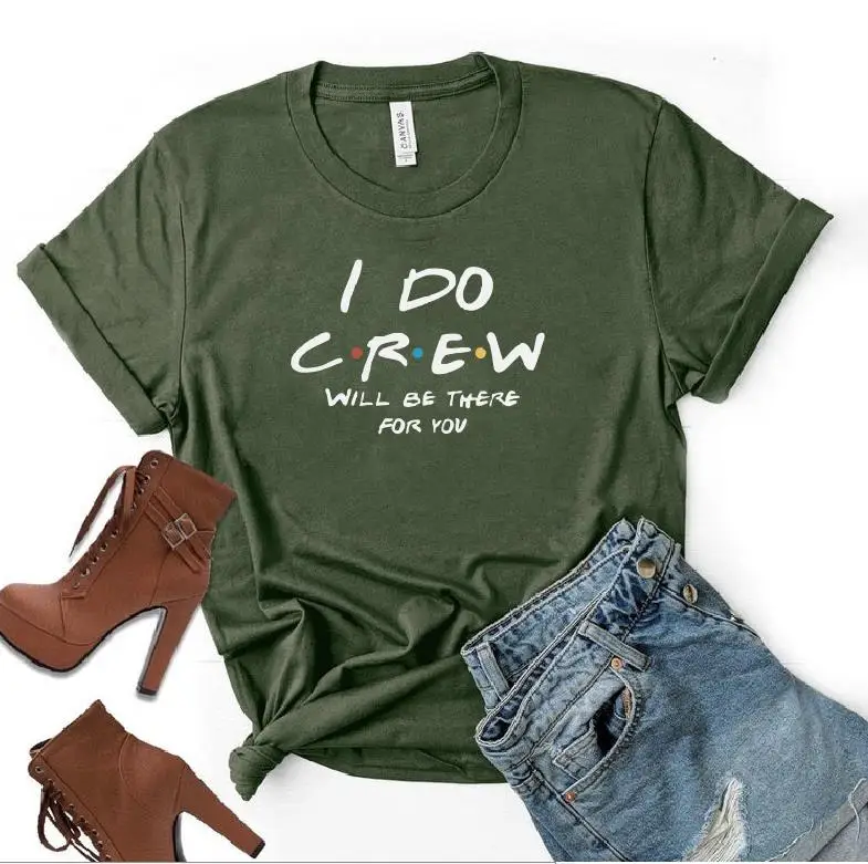 armygreen white I DO Девичник вечерние я делаю экипажа я футболки невесты курица вечерние свадебные команда топ, платье подружки невесты, отряд "невеста" футболка плюс Размеры хлопок - Цвет: armygreen white I DO