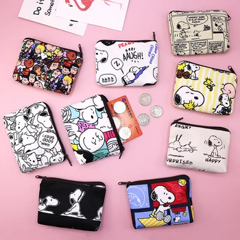 

FUDEAM Panda Dog Cat Cartoon Women Coin Purse Cute Animal Pattern Girl Mini Coin Wallet Card Holder Money Bag Kids Zipper Pouch