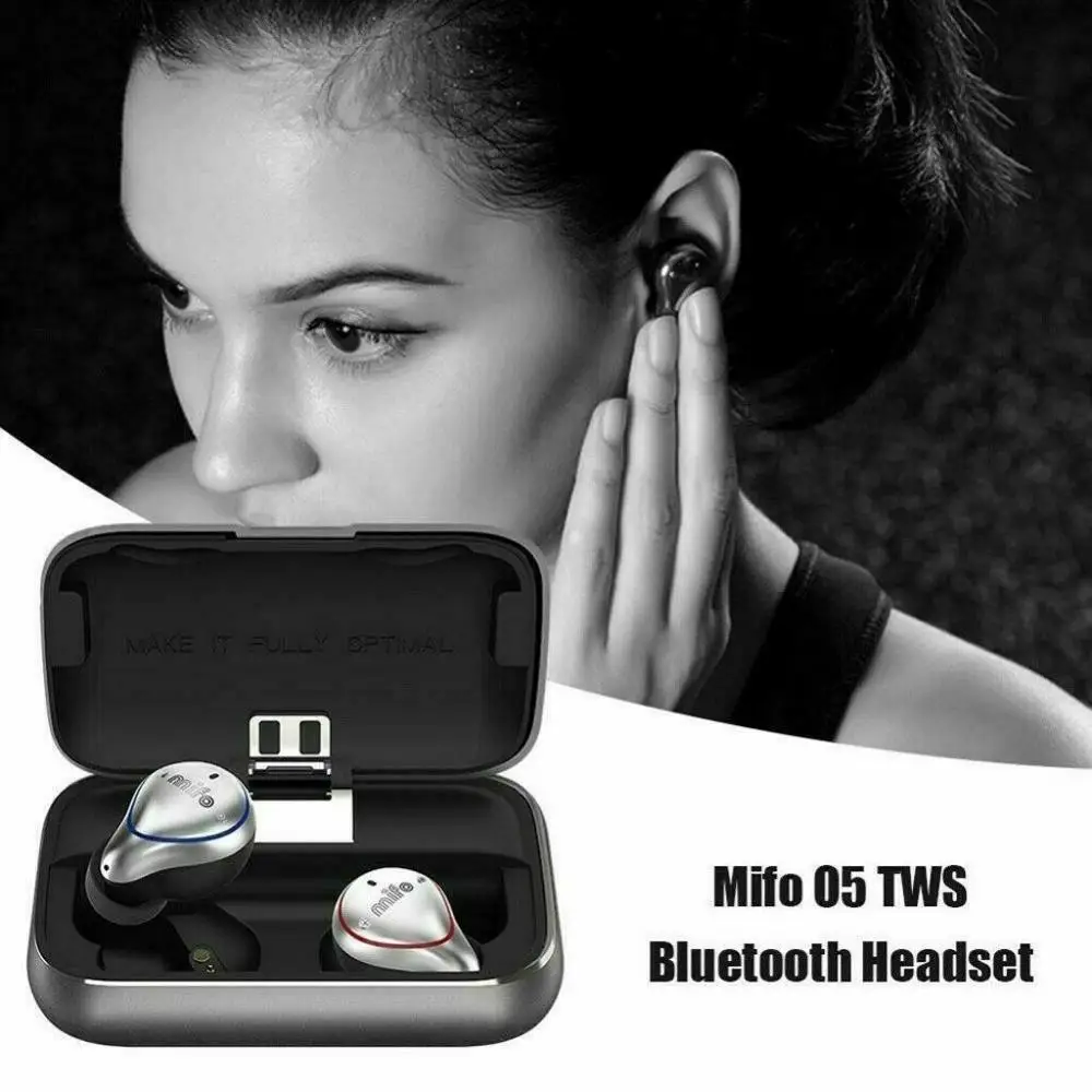 Наушники вкладыши Mifo O5 BT5.0, IPX7, 2600 мАч|Наушники и гарнитуры| | АлиЭкспресс