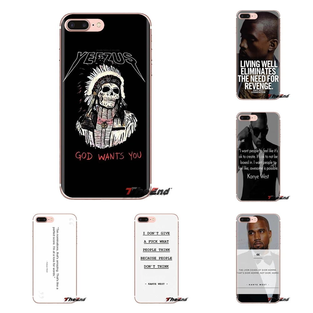 Мягкие чехлы Kanye Omari West quote Music Star для Xiao mi 6 A1 Max x 2 5X 6X Red Note 5 5A 4X 4A A4 4 3 Plus Pro |
