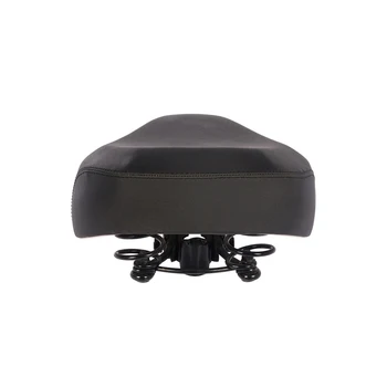 

Easy Install Non-defrmation Waterproof Widened Bicycle Saddle Smooth Seat Soft Thickened Base Cycling Double Spring Shock Absorb
