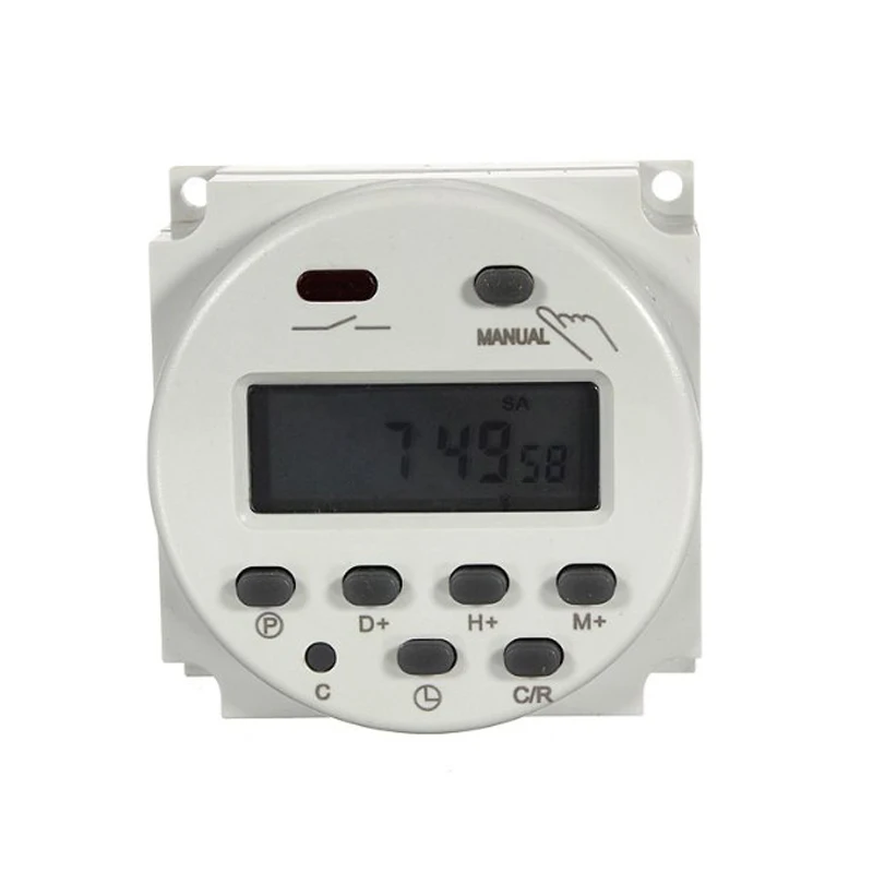 

Hot AC 220V Digital LCD Power Programmable Timer Time Switch Control 16A Relay