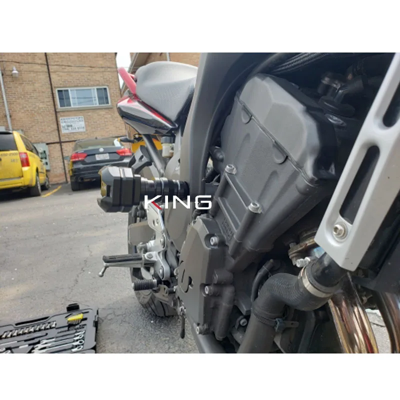 Оправа ползунок защита от ударов для YAMAHA FZ1 FZ6 FZ8 FAZER FZ 1 6 8 падения|Накладки и