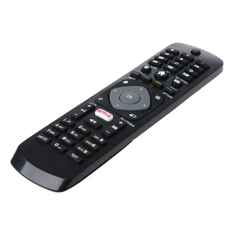 

Black Black Remote Control Controller Replacement for Philips NETFLIX Smart TV 398GR08BEPHN0012HT 1635008714 43PUS6162
