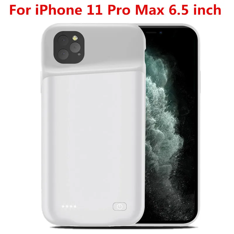 For iPhone11 Pro Max Для iPhone 11 Pro 11 Pro Аккумулятор max зарядное устройство чехол 5200 мАч портативный резервного копирования зарядки PowerBank чехол для iPhone 11 батарея Чехол - Цвет: For iPhone11 Pro Max