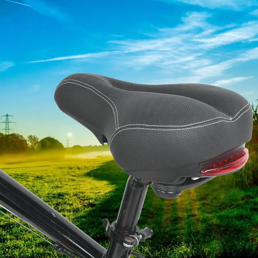 High-end models with taillights bicycle seat light-emitting mountain bike bicycle saddle Bicycle Cushion Seat Comfort Saddle