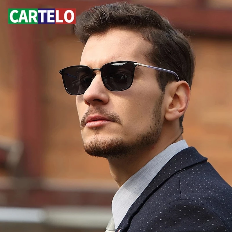 Солнцезащитные очки CARTELO в алюминиевой оправе дизайнерские брендовые ретро