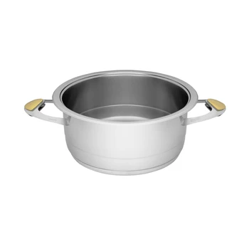 

Кастрюля Zepter с крышкой 7,5 л 28 см, сталь 316L